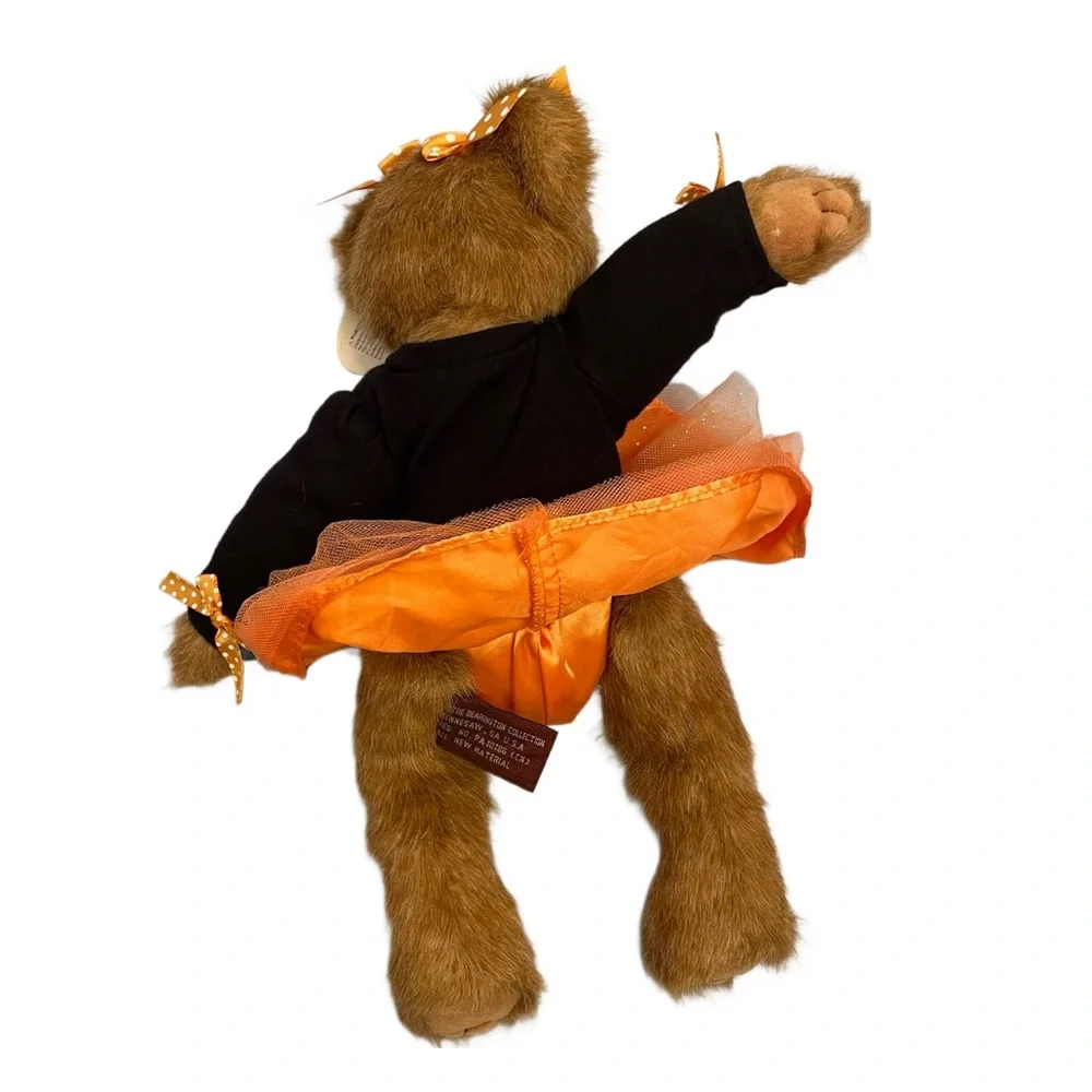 Bearington‎ Collection Kit E. Kat Halloween Teddy Bear Black Cat Ballerina 14